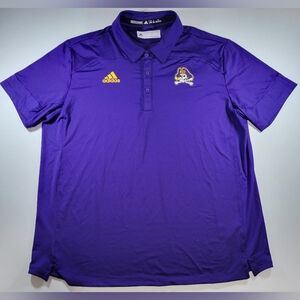 Adidas ECU East Carolina University Pirates Purple Women's Polo Shirt